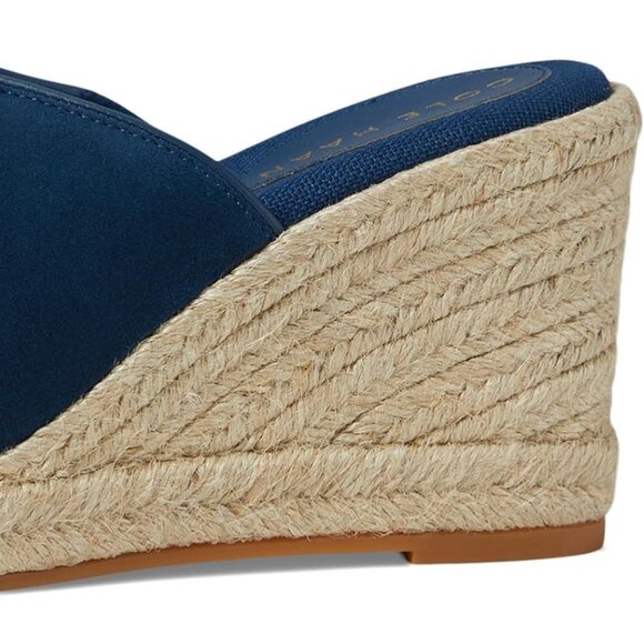 Women's  Mule Cole Haan CloudFeel SouthCrest - Navy Suede - New In Box 1 left - Picture 4 of 6